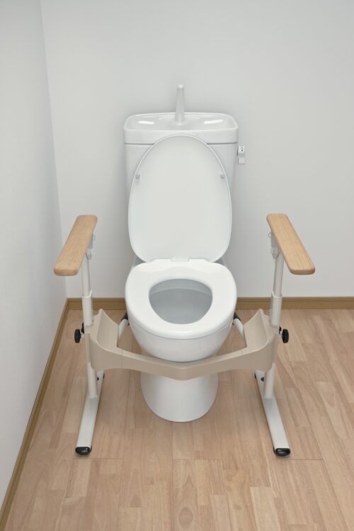 洋式トイレ用フレーム SUS-はねあげR-2