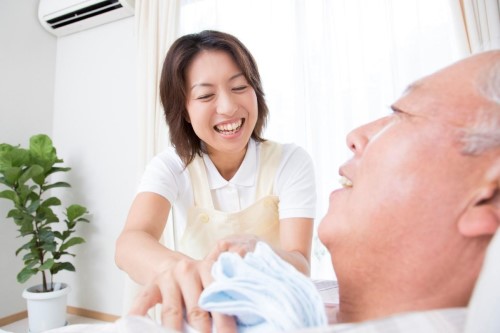 清拭での注意点
