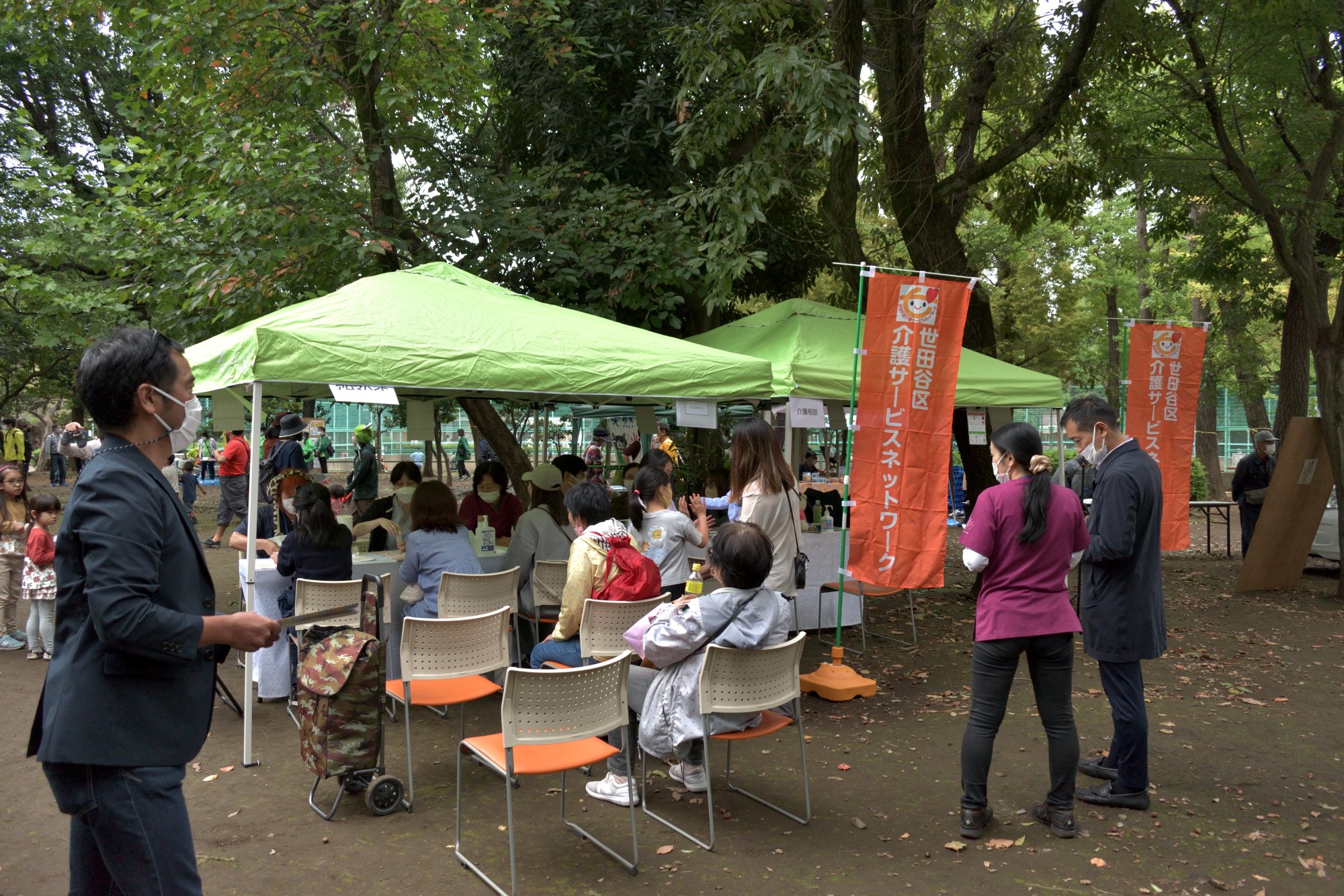 【エリアC】「北沢地域部会」ブースの様子