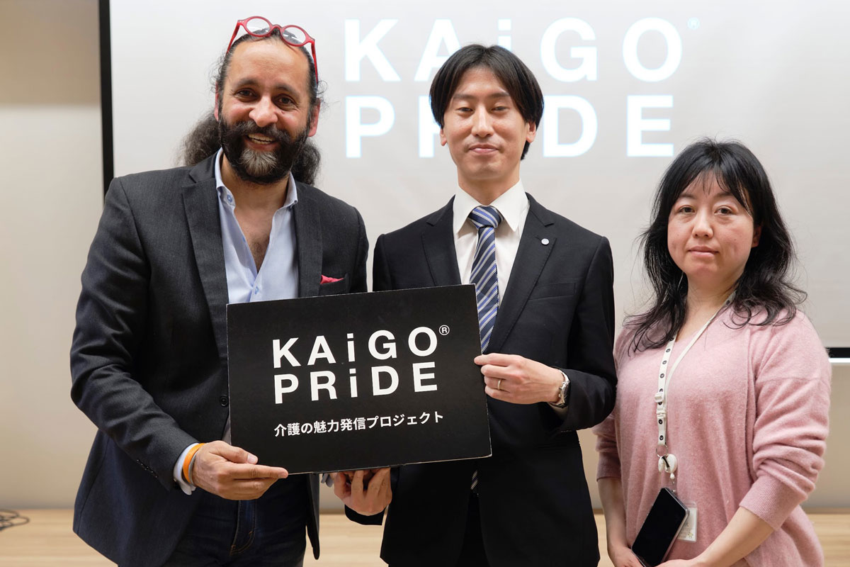 写真左からマンジョット・ベティさん、藤巻佳祐さん、永嶋千秋さん ©KAiGO PRiDE