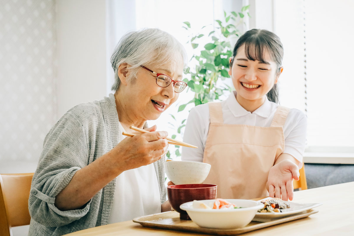 多系統萎縮症の日常的なケアの誤嚥対策イメージ