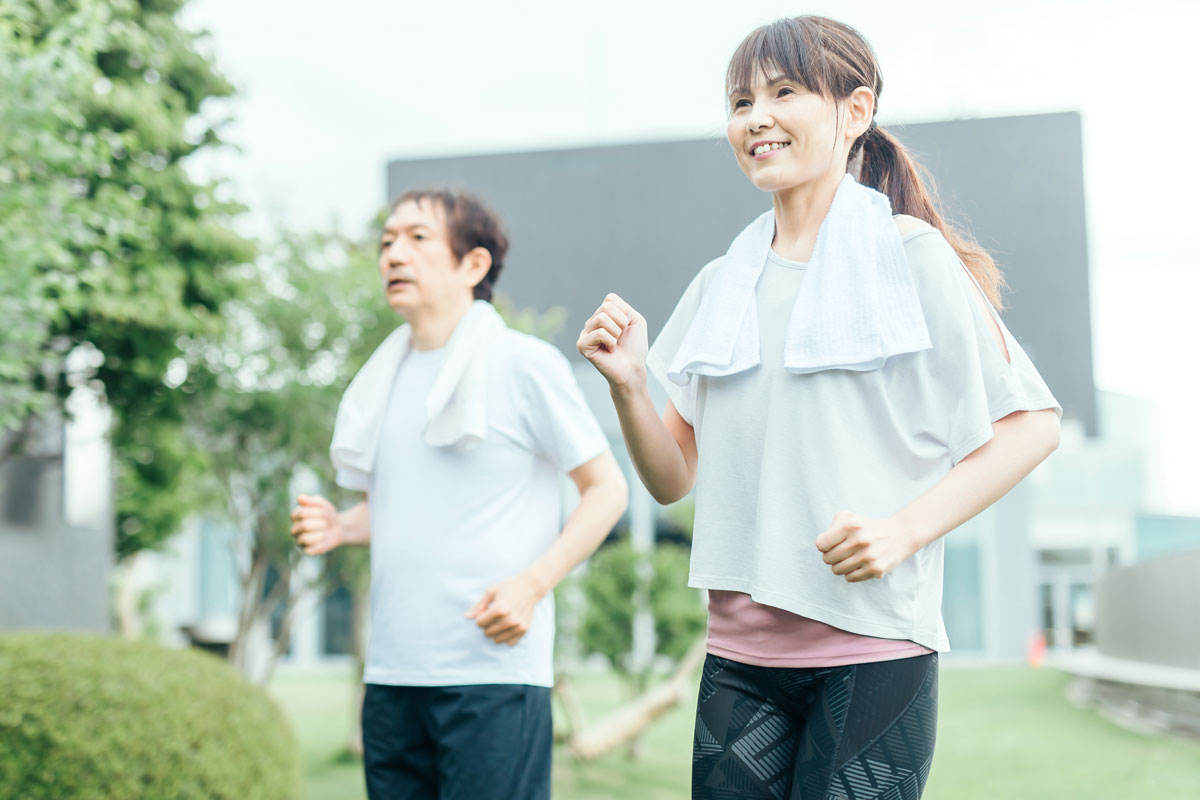 運動による認知症予防のイメージ