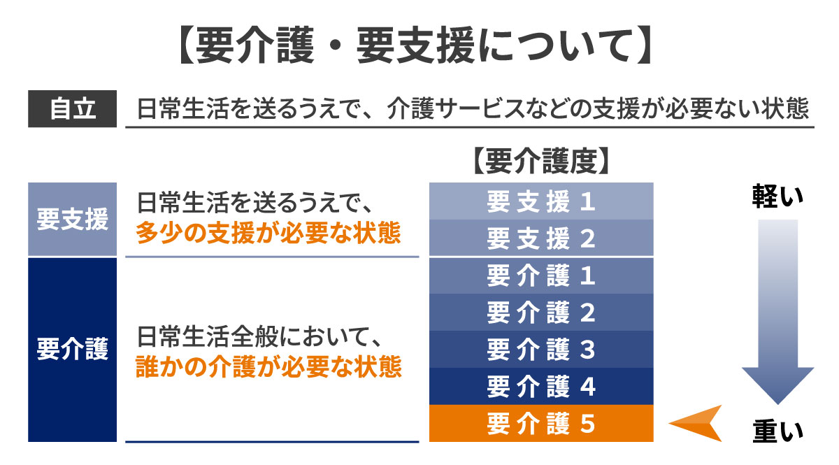 要介護・要支援について【要介護５】