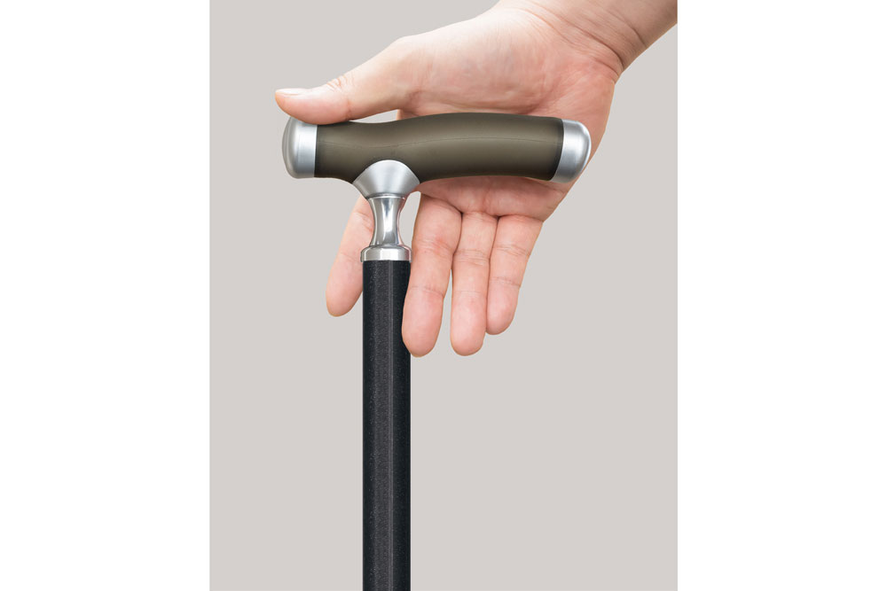 やわらかグリップステッキ グリップ部分