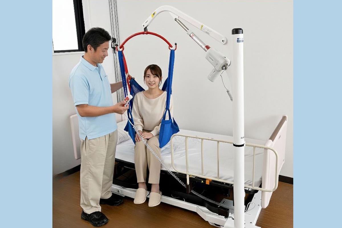 介護リフト つるべｰBB1セット 使用イメージ
