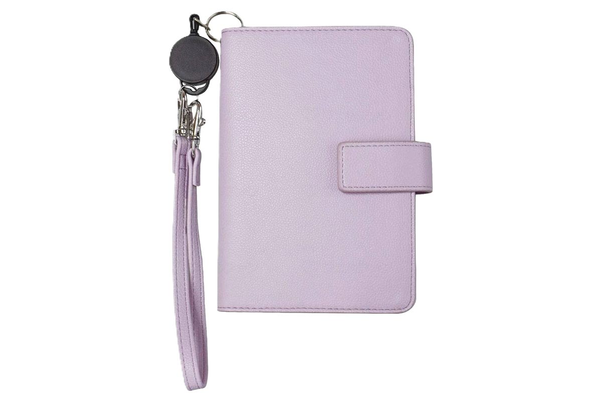 通院手帳小銭入れ&リールストラップ付