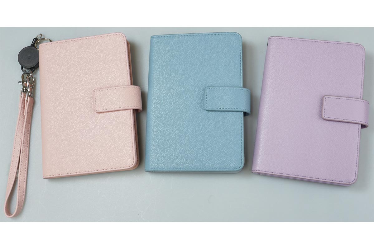 通院手帳小銭入れ&リールストラップ付 カラバリ